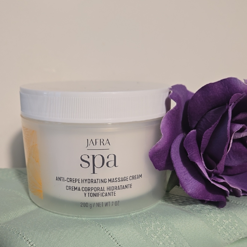 JAFRA Spa Anti‑Crepe Hydrating Massage Cream 7oz • Firming Body Moisturizer NWT